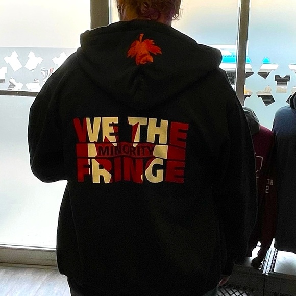 We the fringe minority zip up hoodies - Picture 2 of 2